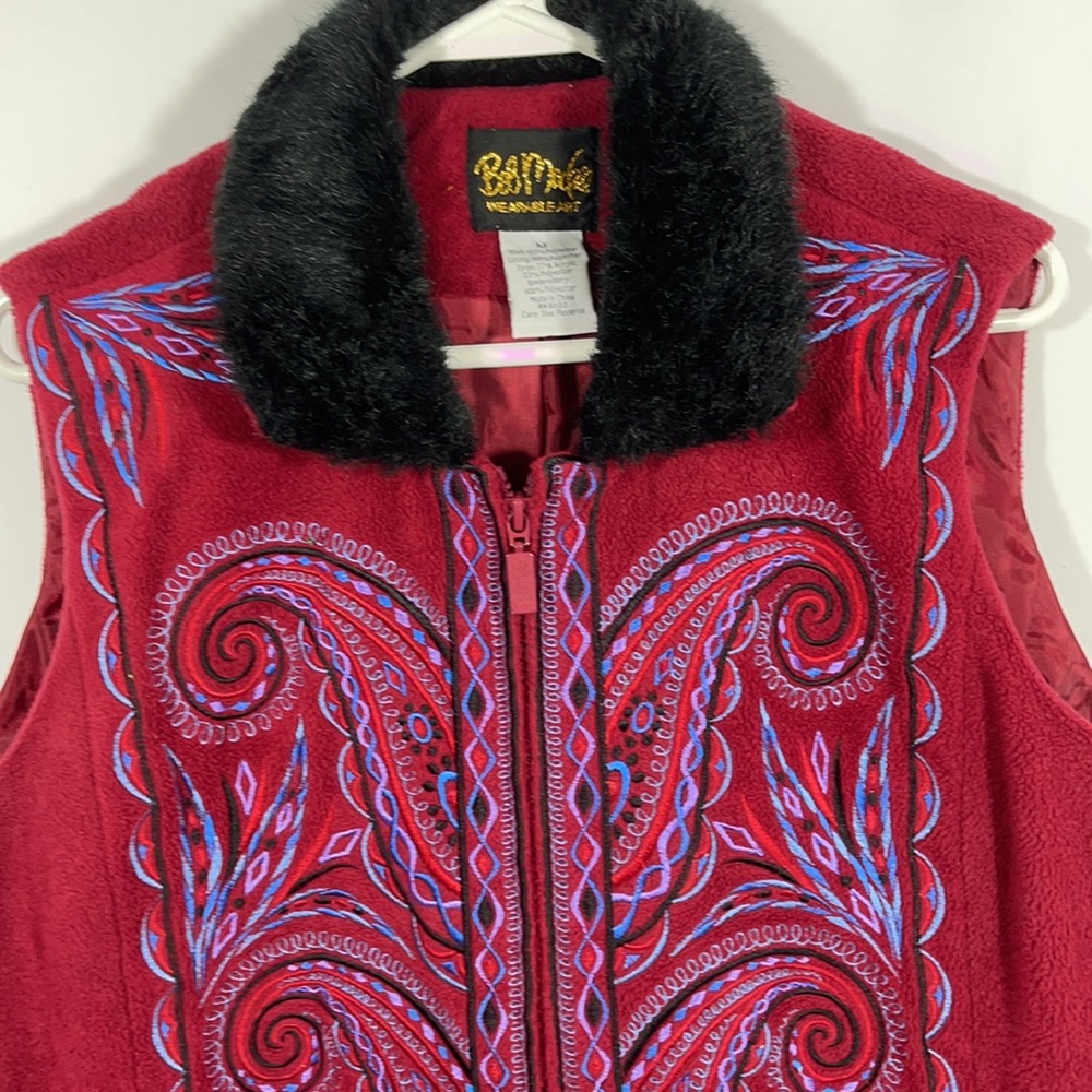 Bob Mackie Wearable Art Vest - image 3